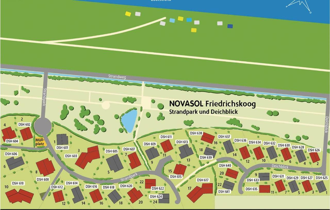 Friedrichskoog-Deichblick 9 Villa Eksteriør bilde
